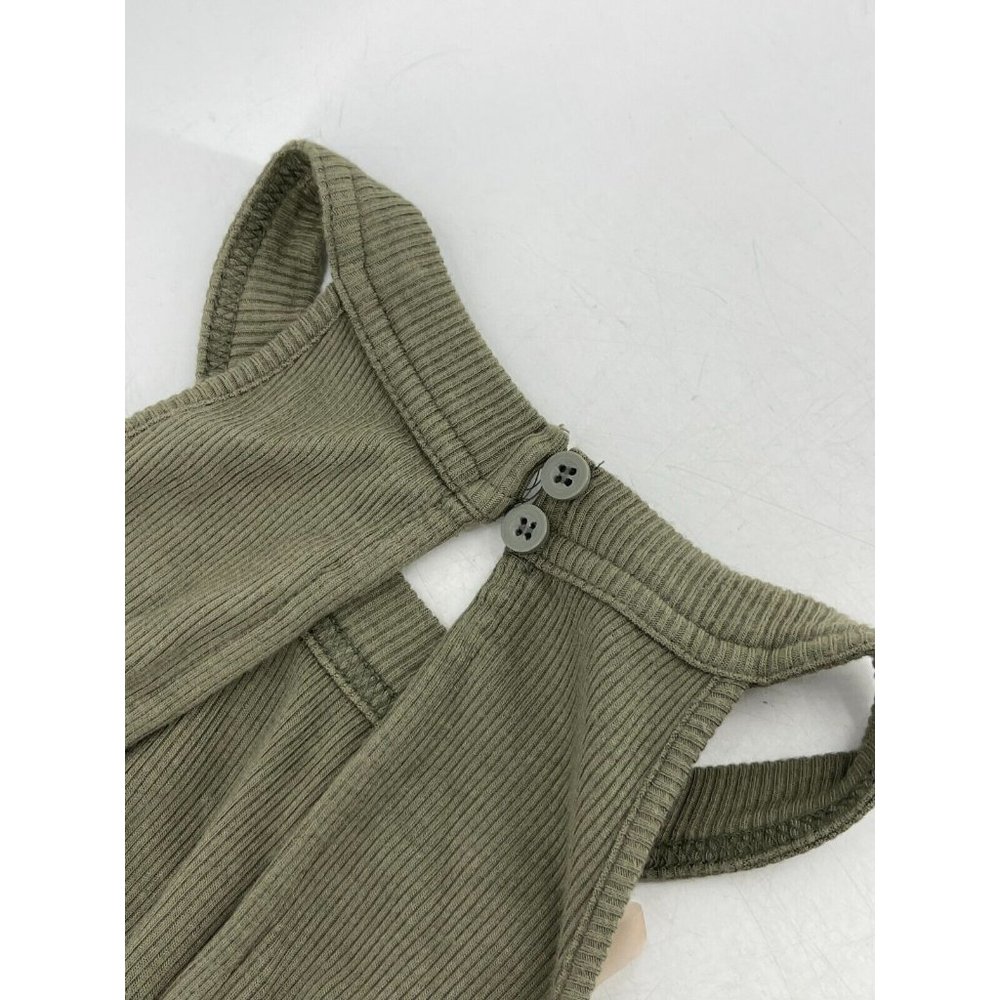 American Eagle Outfitters Women's Olive Green Sleeveless Stretch Dress Size Med - Picture 6 of 10